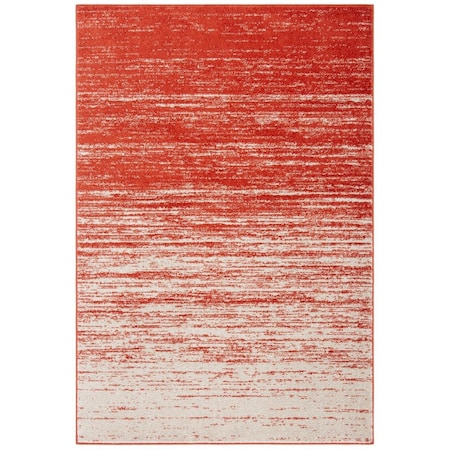 Safavieh 6 x 9 ft. Adirondack Contemporary Rectangle Power Loomed Rug Orange & Grey ADR113P-6